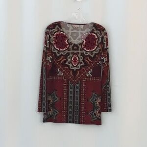 Chico’s Easywear Long Sleeve Blouse